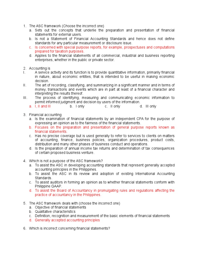 Wave 1 Toa Answers | PDF | Financial Statement | Accounting
