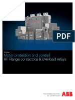 AF Contactors - Overload Relays Catalog - 1SXU100109C0201 PDF