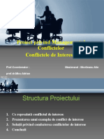 Proiect Privind Managementul Conflictelor Conflictele de Interese