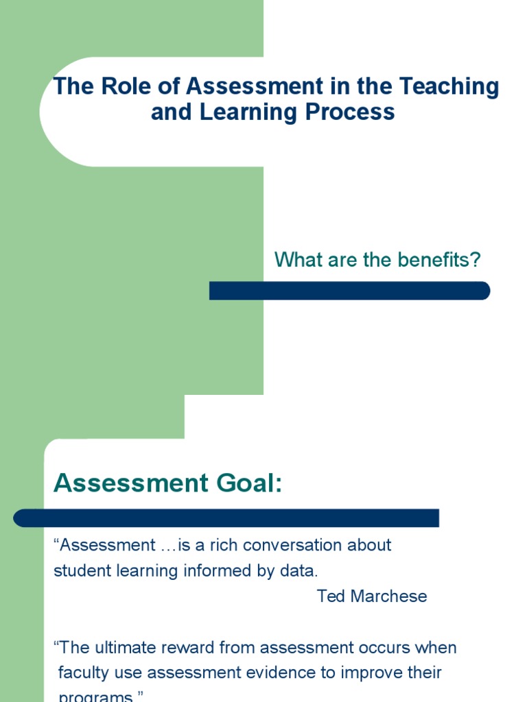 Benefits of Assessment in Education | PDF | Educational Assessment ...