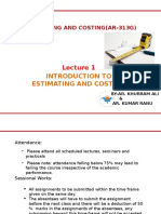 Lecture 1 Intoduction to Estimating and costing1.pptx