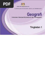 DSKP KSSM Geografi Tingkatan 1 PDF