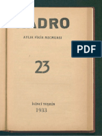 Kadro Dergisi Sayı 23 - İkinci Teşrin 1933