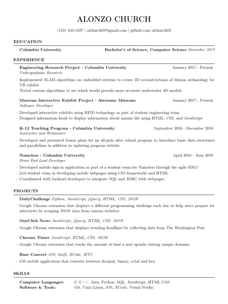 Dummy Resume | PDF | Java Script | Programmer