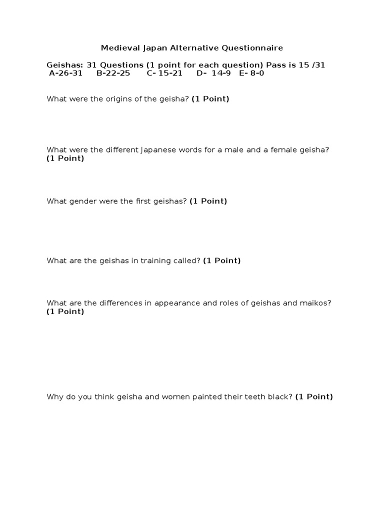 Alternative Summative Questions | PDF