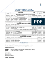 Excelsior Scientific LTD., Uk Biological & Chemical Indicators