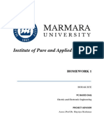 Institute of Pure and Applied Sciences: Homework 1
