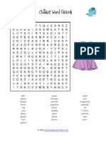 Clothing Wordsearchhard PDF