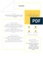 Sample Resume