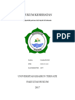 Hukum Kesehatan (Malpraktek)