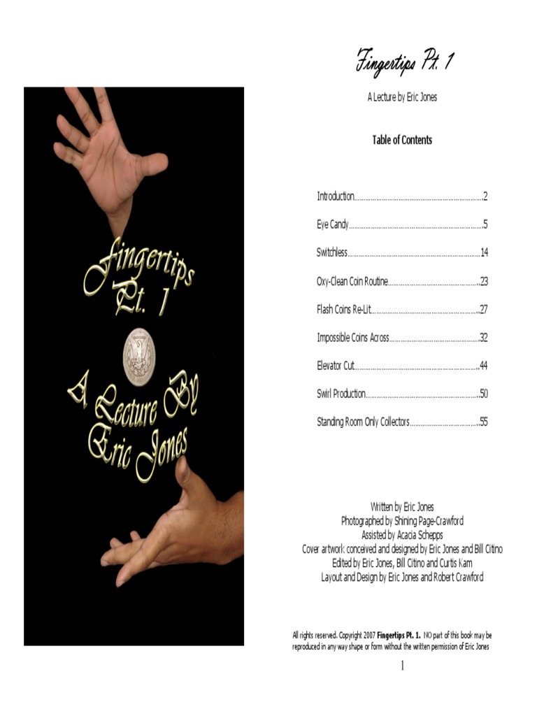 Fingertips PT 1 - 1 PDF | PDF | Finger | Hand