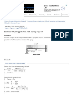 Problem 709 - Propped Beam With Spring Support: Stone Crusher Price List