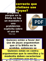 ¿ES CORRECTO USAR JOYAS..pptx