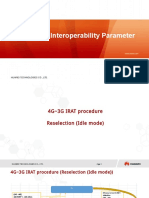 LTE 4G/3G Interoperability Parameter: Huawei Technologies Co., LTD
