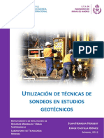 Utilizacion Tecnicas Sondeos Geotecnicos PDF