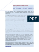 Cómo Hacer Felices y Exitosos a Nuestros Hijos