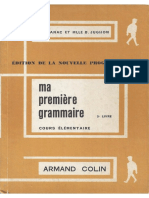 Canac, Jughon, Ma Premiere Grammaire CE 2e Livre