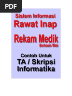 Download Desain ERD Dan Analisi Sistem Informasi Rekam Medik Rawat Inap Pada Rumah Sakit by Bunafit Nugroho SKom SN33968401 doc pdf