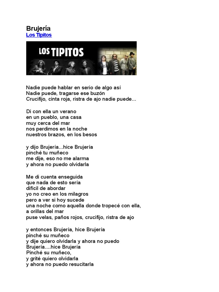 Brujeria Letra brujeria letra