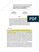 Unsupervised Regression with applications to Nonlinear System Identification