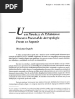 Um Paradoxo Do Relativismo