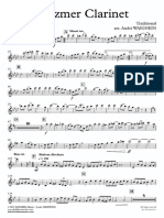 Klezmerclarinetsolo PDF