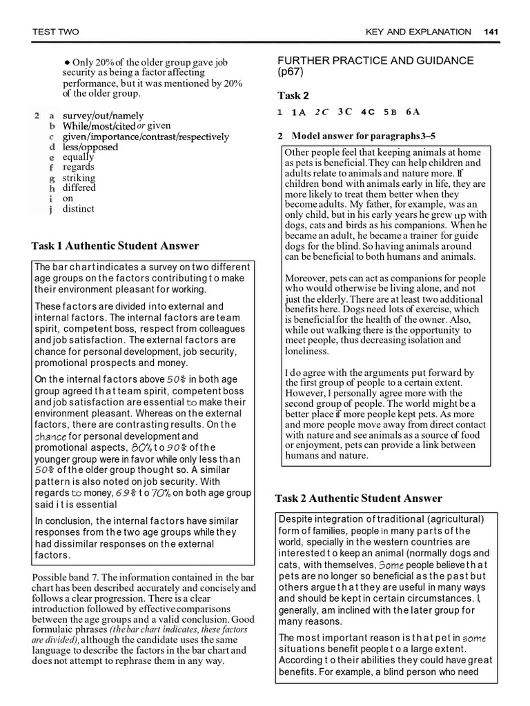 Testbuilder Part 1 Key | PDF | Pet | Cognitive Science
