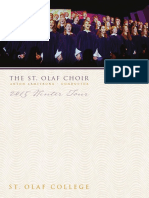 2015 Winter Tour: The St. Olaf Choir