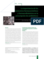 Farmacocinetica y Farmacodinamica de Antibioticos