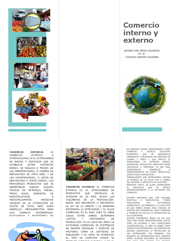 Comercio Interno y Externo | PDF | Finanzas y dinero