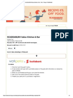 SCADDABUSH Italian Kitchen & Bar - Perk - Venngo - WorkPerks® PDF