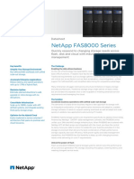 Netapp Fas8000 Series: Datasheet