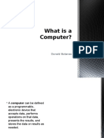 What Is A Computer?: Donald Botanas