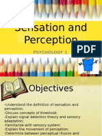 Sensation and Perception: Psychology 1