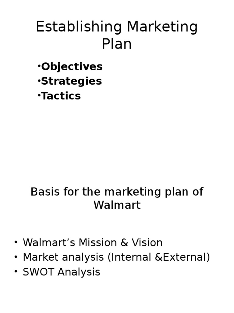 Walmart Marketing Strategy Overview | PDF | Walmart | Retail
