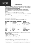 What, When, Where, Which, Who, Whom, Whose, Why, How, They Are All Used