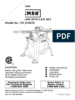 Craftsman 10'' table saw 137-21807 users manual.pdf