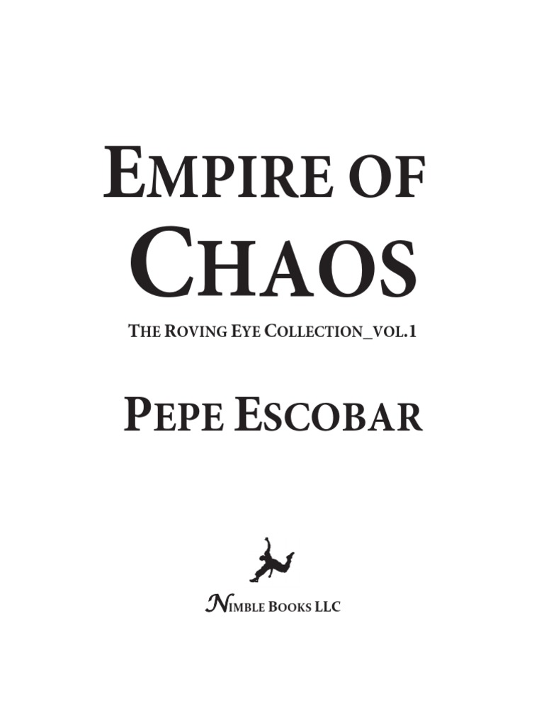 Empire of Chaos - Near-Final PDF, PDF, Osama Bin Laden