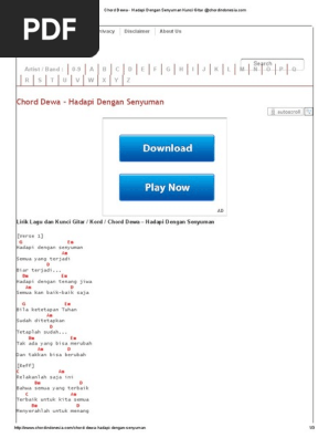 Chord Dewa Hadapi Dengan Senyuman Kunci Gitar Chordindonesia