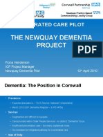 Integrated Care Pilot: The Newquay Dementia Project