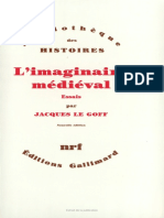 l'Imaginaire Mediévale _ Jacques Legoff مقدة بالفرنسية 