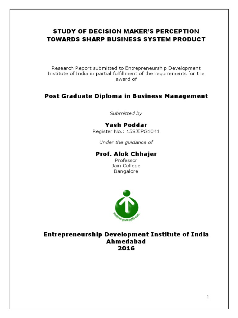 Yash Poddar Internship | PDF | Fax | Brand