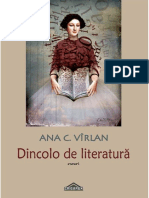 Ana Virlan - Dincolo de Literatura (Eseuri) - 2017