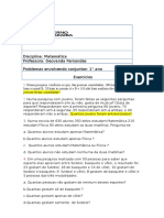 Problemas Com Conjuntos Questão Sete Exemplo