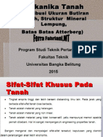 Ukuran Partikel, Mineral Lempung, Uji Gradasi Rev