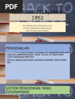 Ordinan Pelajaran 1952