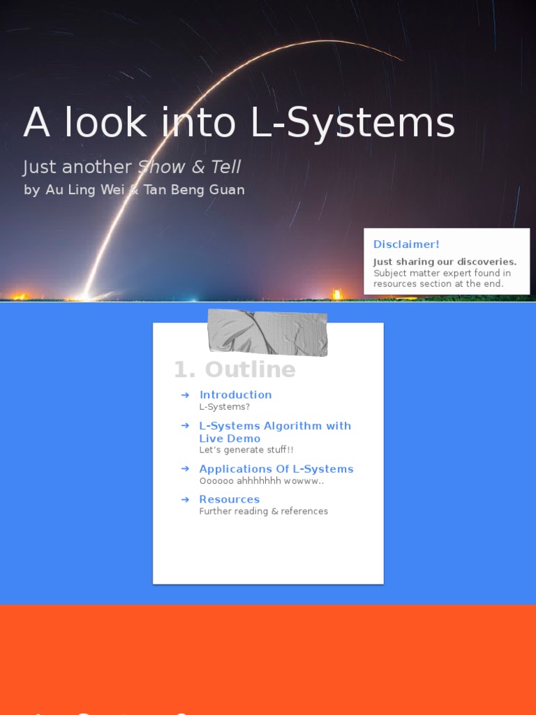 A Look Into L-Systems: Just Another Show & Tell | PDF