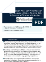 The Effects of Tagteach™ Methods On Sign Language Object-Naming Skills in Non-Vocal Children With Autism