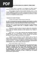Garantias e Privilégios Do Crédito Tributário(1) 2