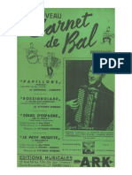 Sheets - Carnet de Bal - Recueil 4 Titres - Edgard Deridoux